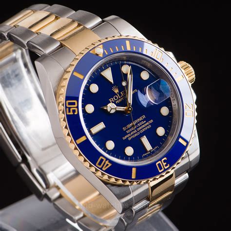 rolex sub two tone gold|Rolex 126613lb price.